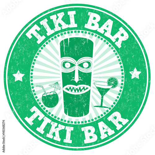 Tiki Bar sign or stamp