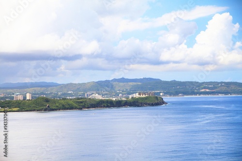 Coastal view of Guam Viewed from the Two Lovers Point in Tumon, Guam