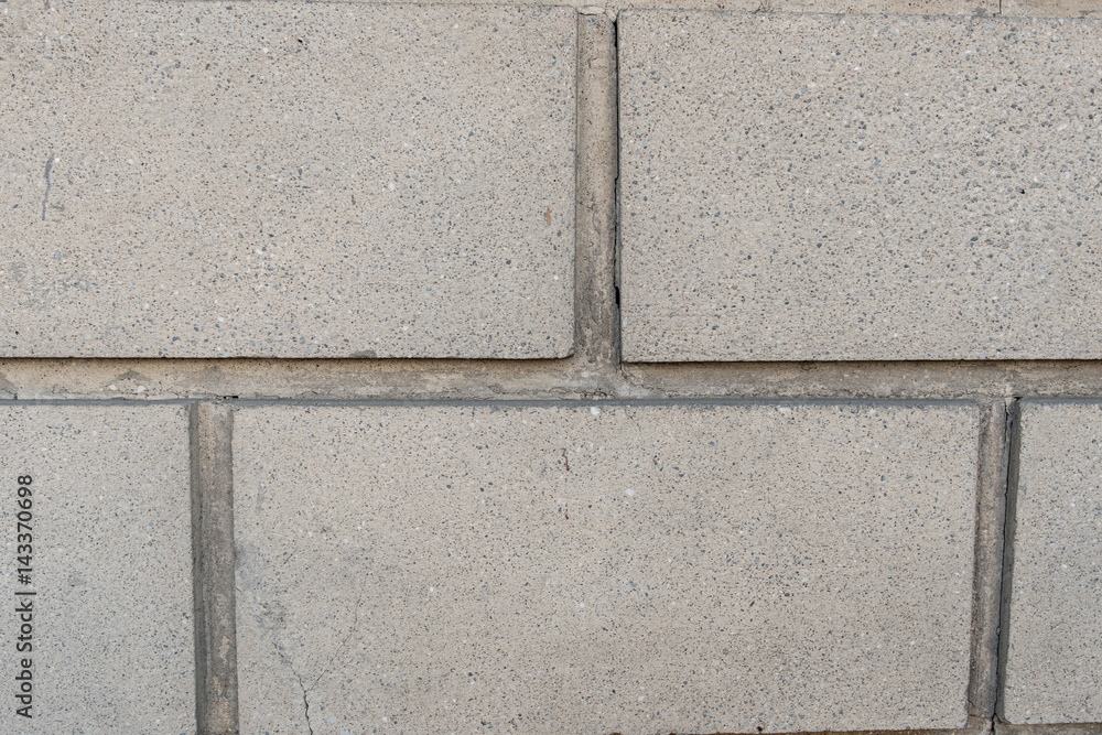Obraz premium Cinder block wall background and texture. Close-up