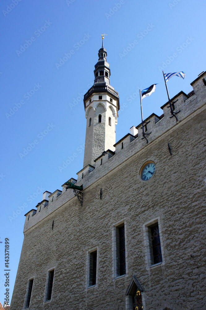 Town Hall building, old town, Tallinn.