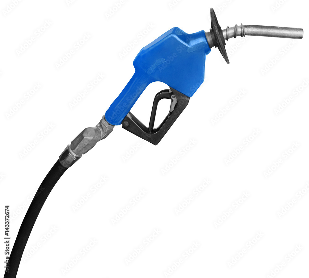 Gas Station Pump Nozzle isolated on a white background Gas Station Pump Nozzle isolated on a white background