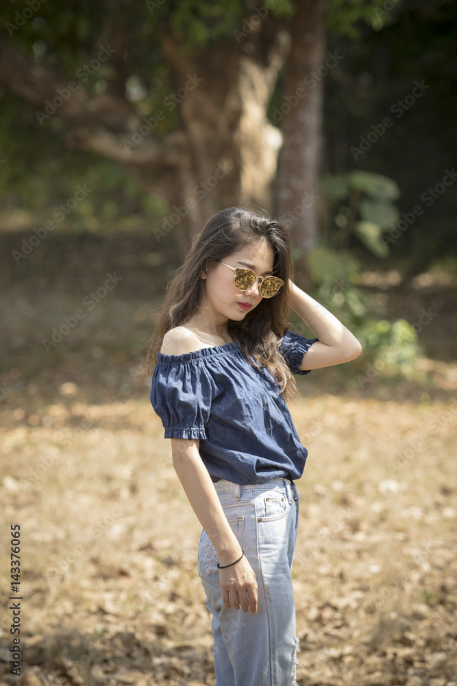 portrait of young beautiful asian woman model wearing sun glasses portrait of young beautiful asian woman model wearing sun glasses