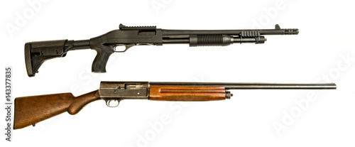 tactical and vintage shotguns