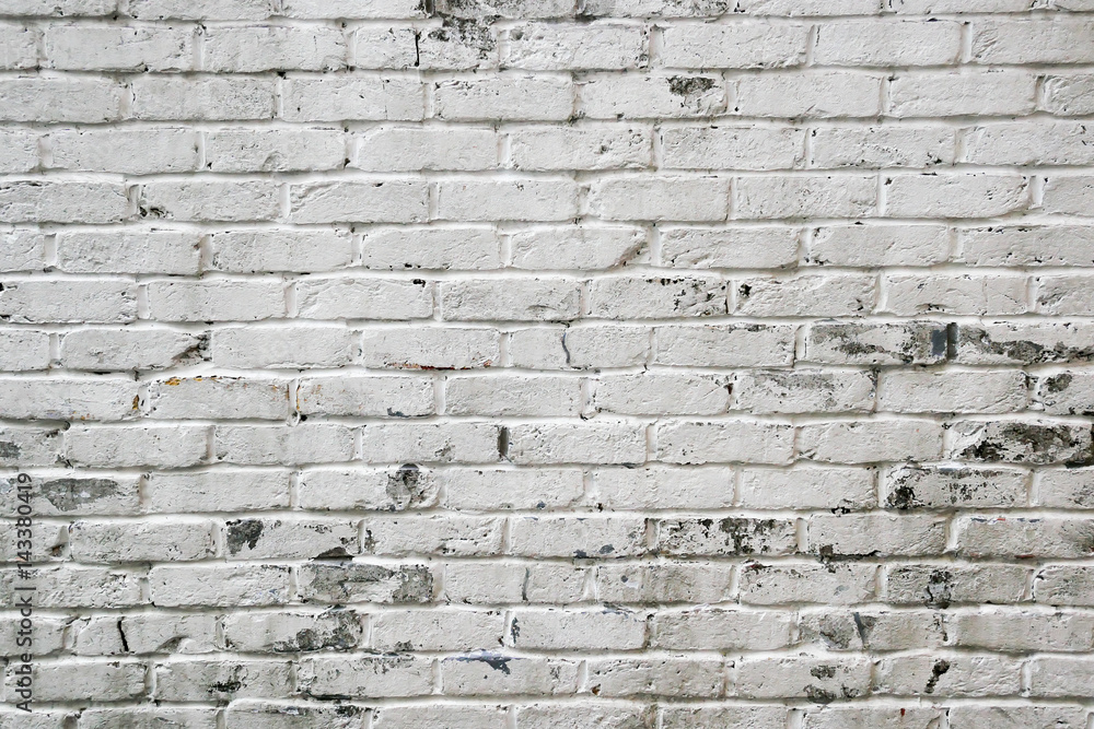 White brick wall background White brick wall background
