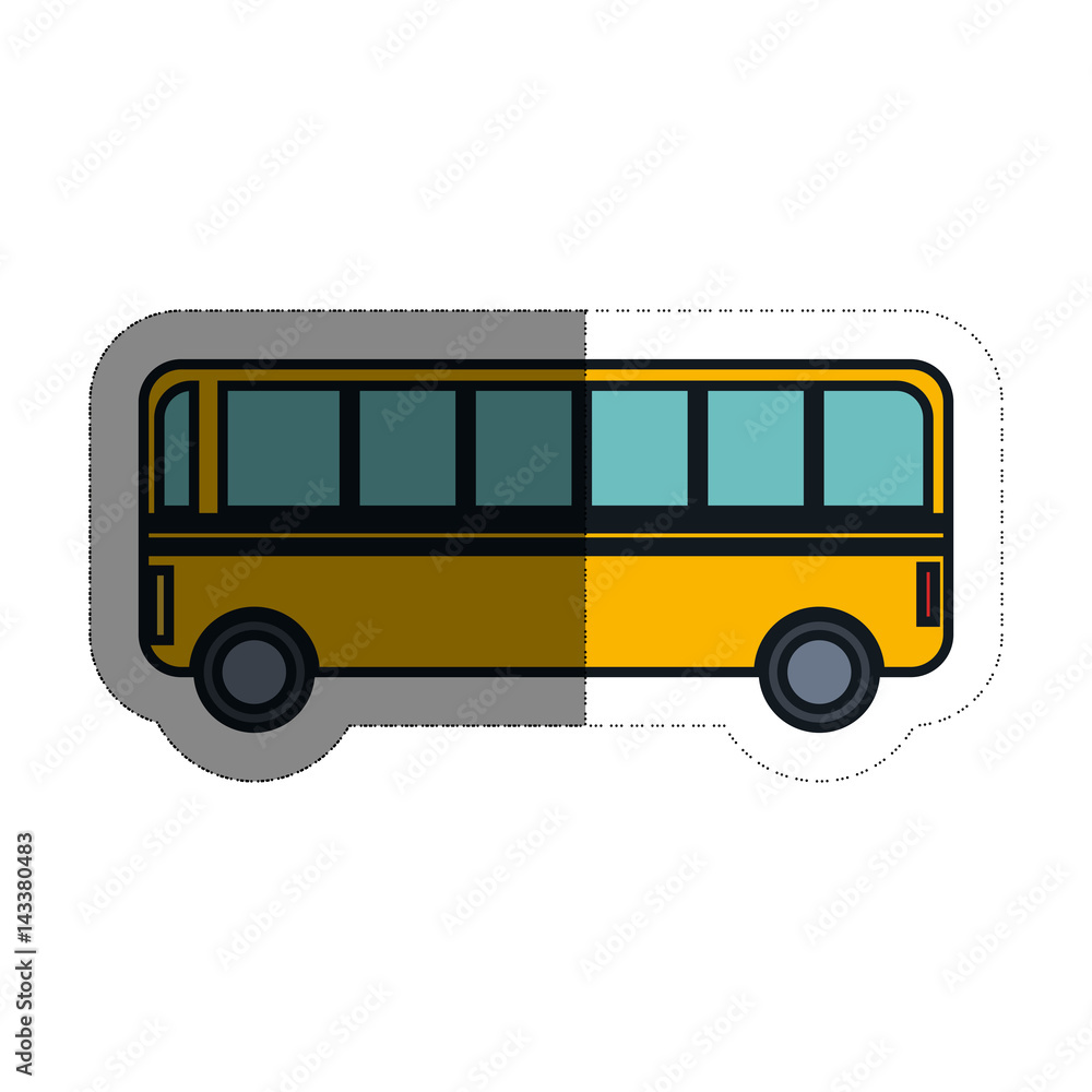 bus vehicle icon