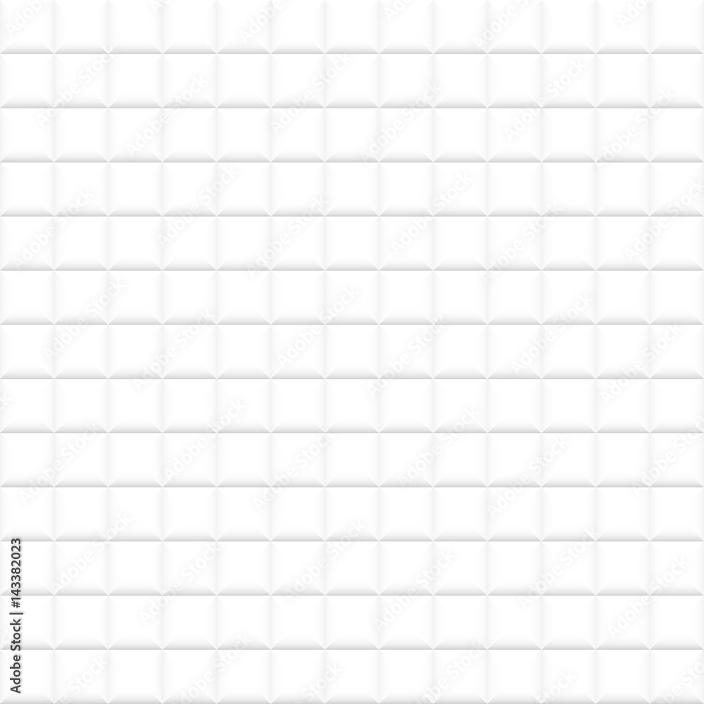 Vector illustration. Seamless pattern from squares. Gray and white