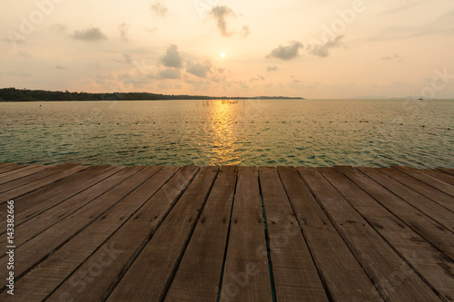 wooden or flooring and tropical beach