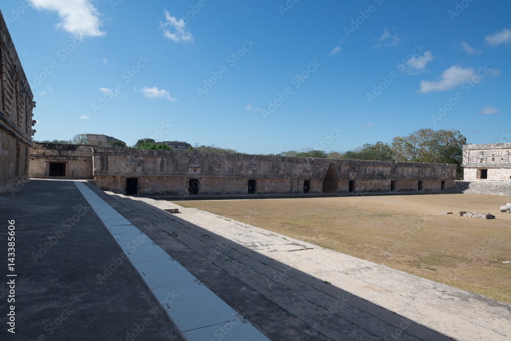 Archeology zone - Zona arqueologica Uxmal in Mexico