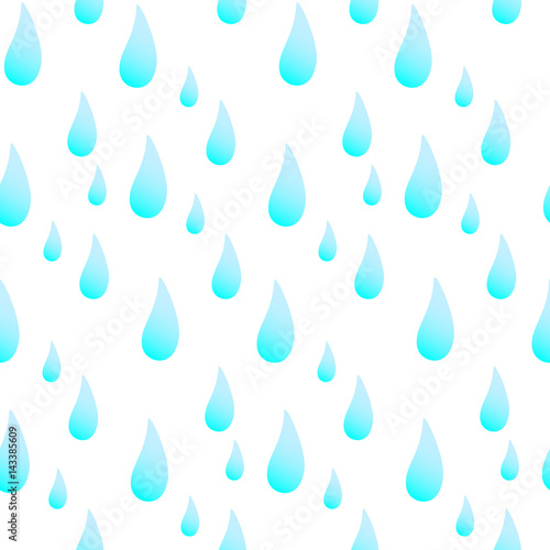 Seamless pattern in the form of rain drops number 2
