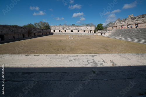 Archeology zone - Zona arqueologica Uxmal in Mexico