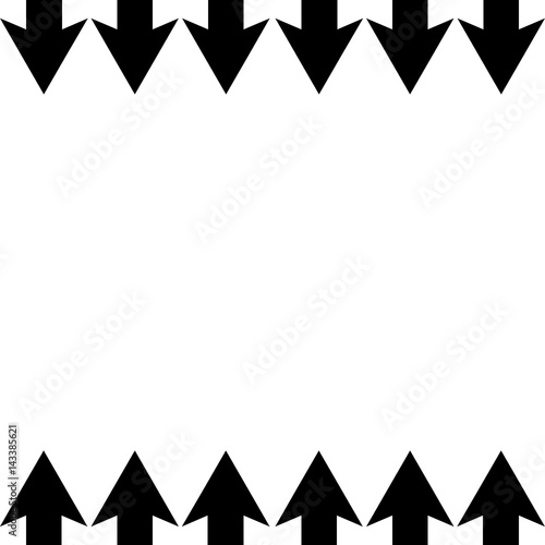 six arrows up and six arrows down