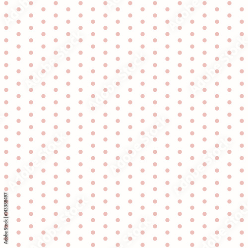 Seamless geometric vector pattern. Modern ornament with pink dotted elements. Geometric abstract pattern
