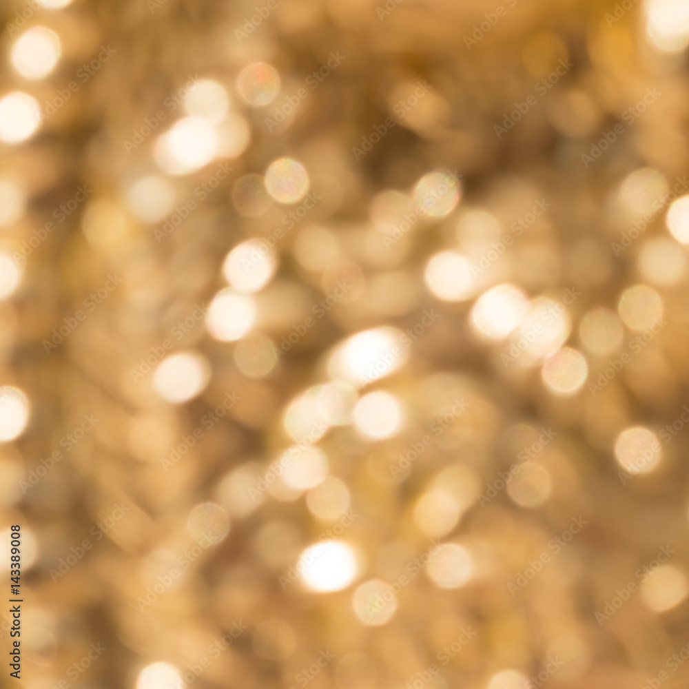 Abstract of golden light background