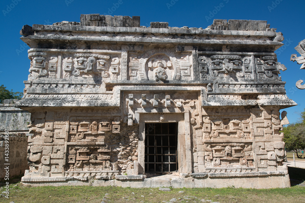 Ruins in Mayan archeological site of Chichen Itza.Mayan archeological site of Chichen Itza, Yucatan, Mexico. Ruins in Mayan archeological site of Chichen Itza.Mayan archeological site of Chichen Itza, Yucatan, Mexico.