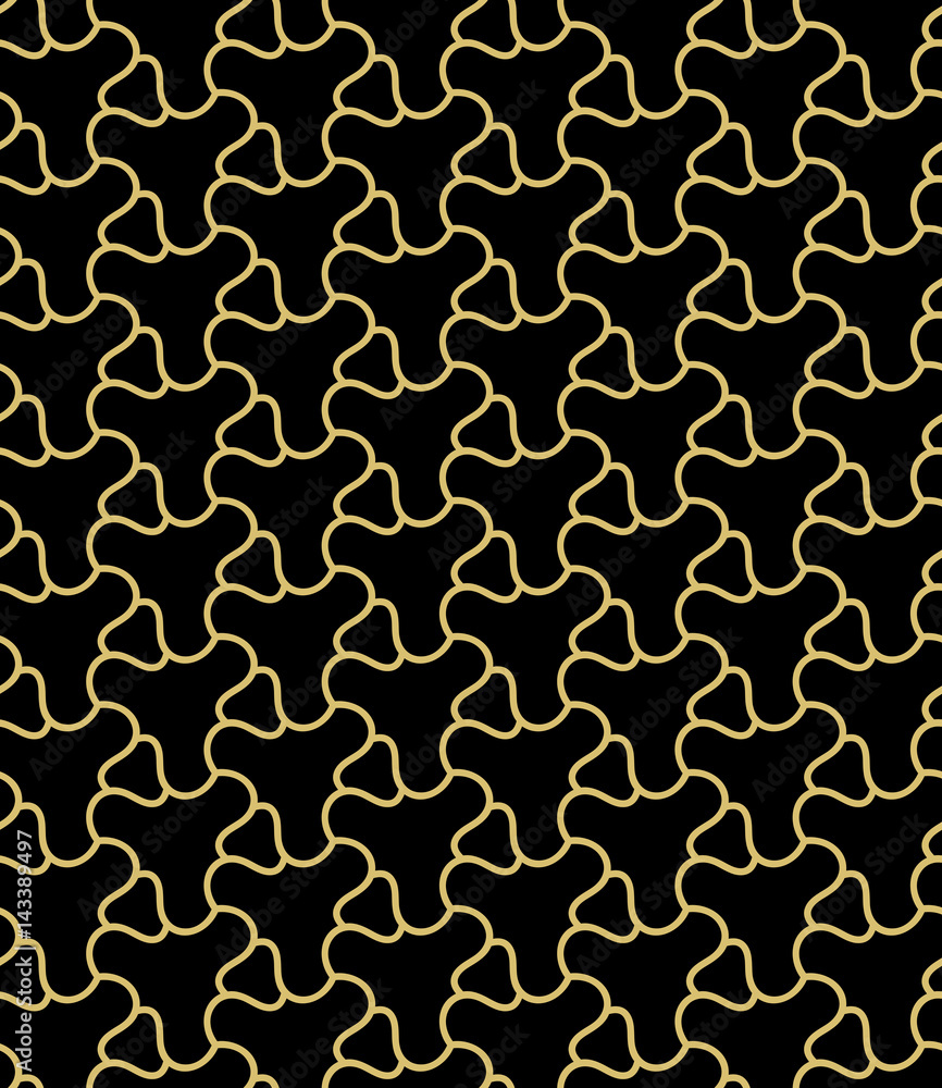 Seamless vector golden ornament. Modern background. Geometric modern pattern Seamless vector golden ornament. Modern background. Geometric modern pattern