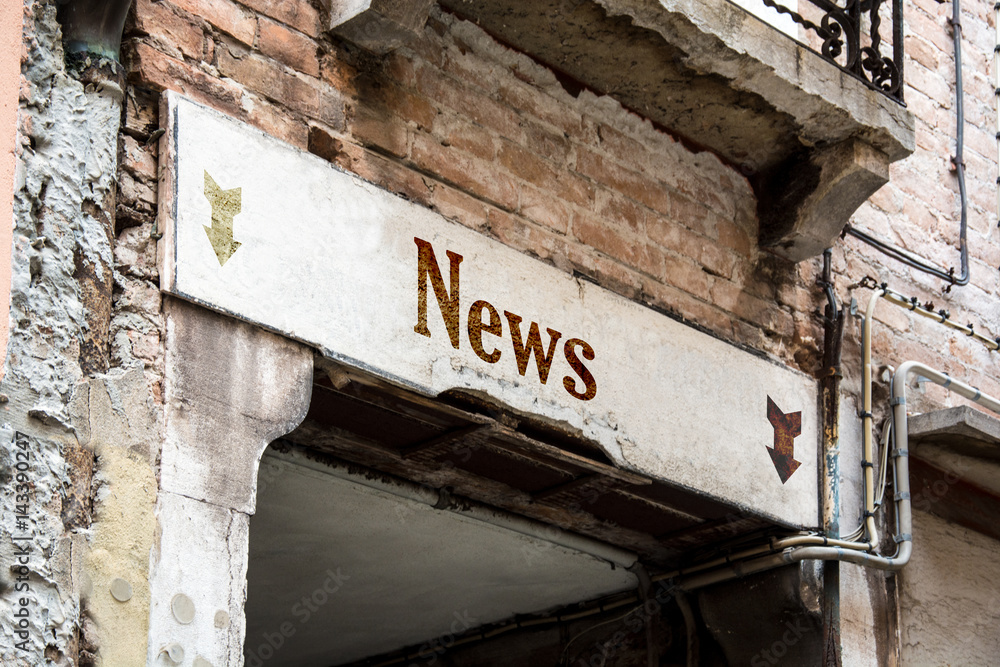 Fototapeta premium Schild 226 - News