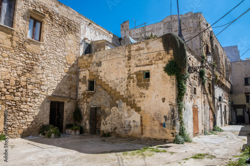 Altes Haus in der Hafenstadt Gallipoli  Italien