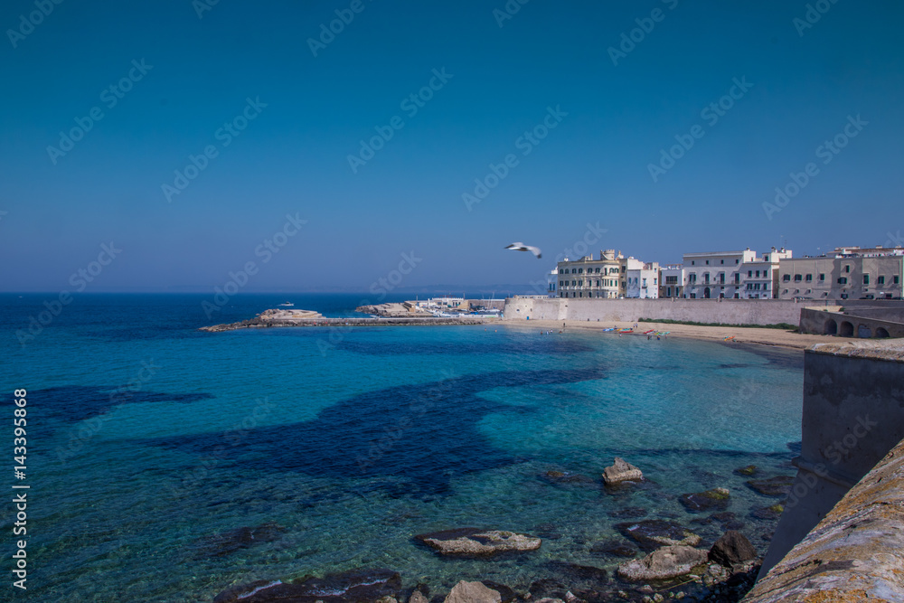 Gallipoli, Italien. Meerblick