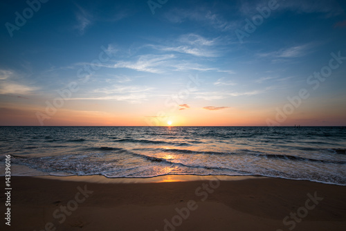 Sunset on the beach © teen00000