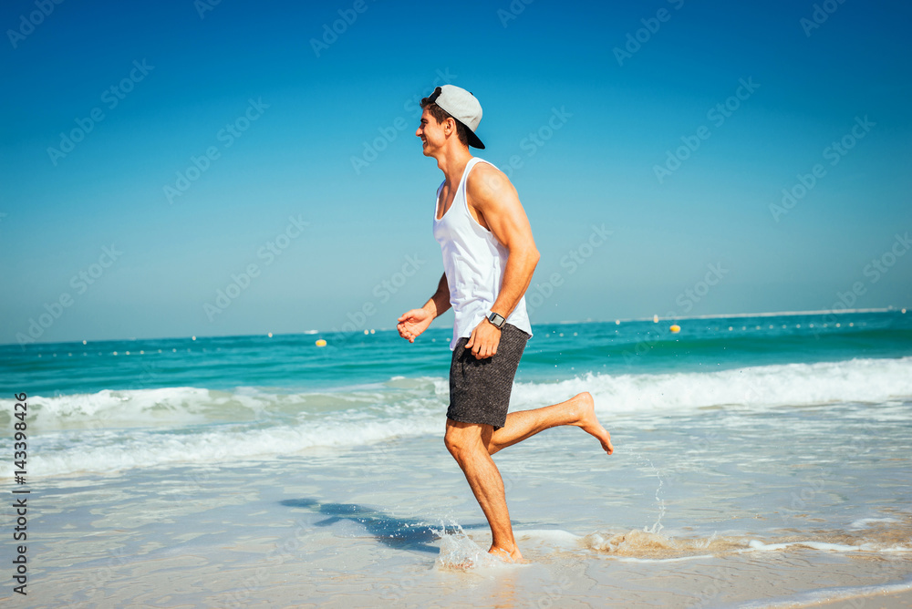 Enjoying the magic of running trough the water! Enjoying the magic of running trough the water!