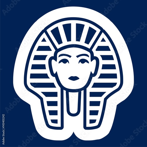 Pharaoh icon - simple vector Illustration