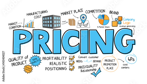 PRICING Vector Concept Line Icons