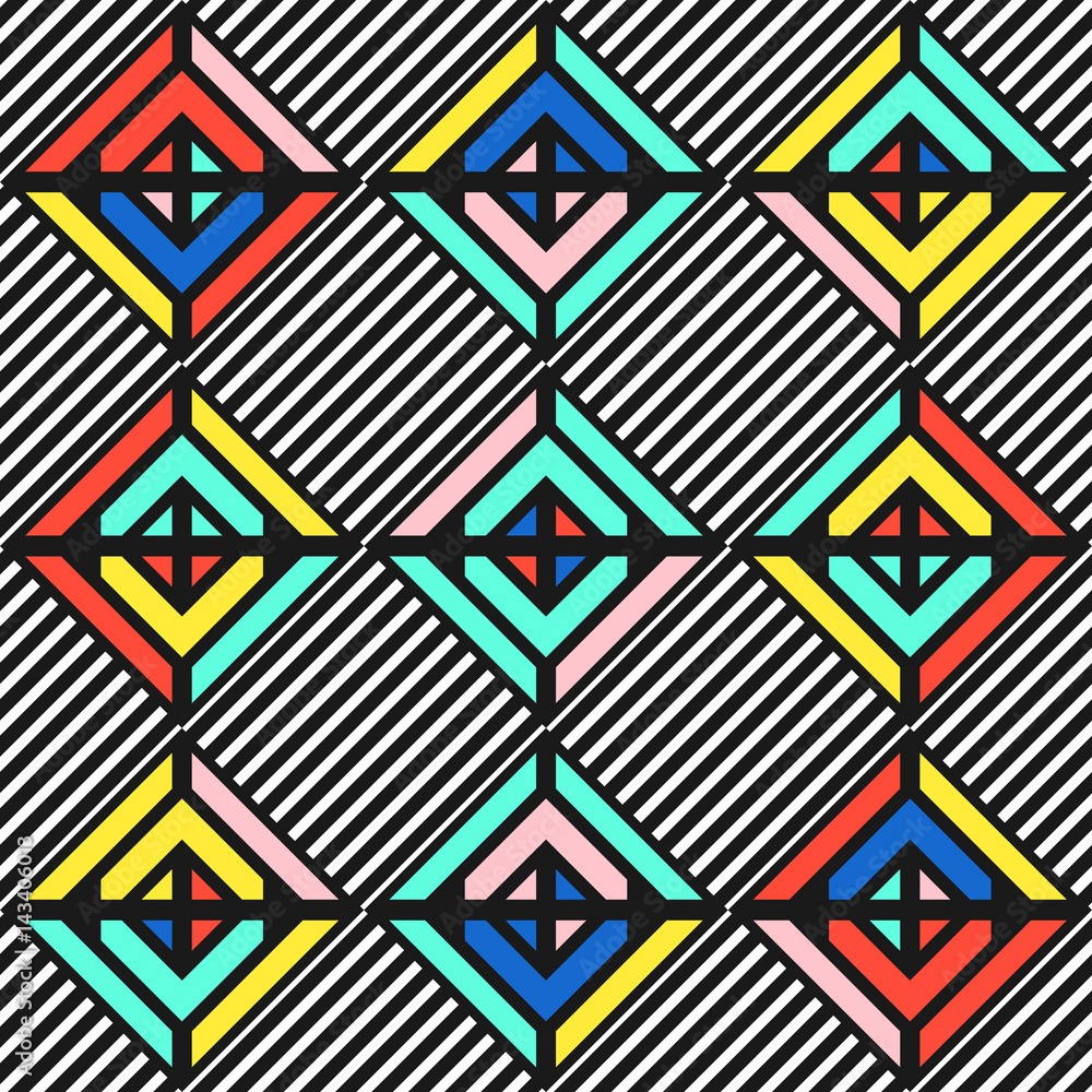 Colorful bright seamless pattern Colorful bright seamless pattern