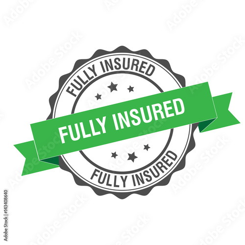Fully Insured stamp illustration