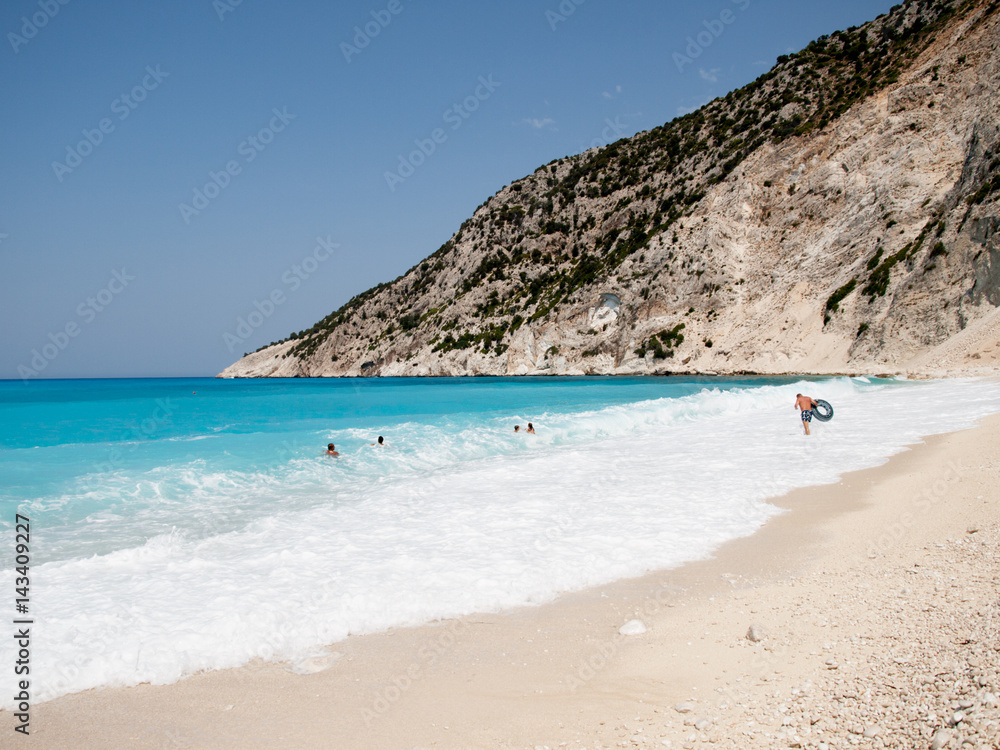 Spiaggia di Cefalonia in Grecia