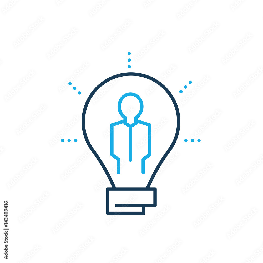 lighting BUSINESS blue line icon lighting BUSINESS blue line icon