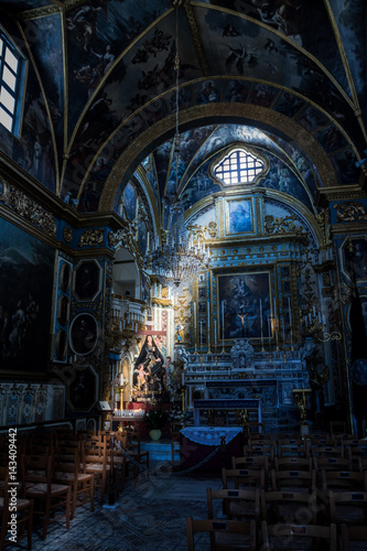 Kirche Licht durch Fenster in Gallipoli, Apulien