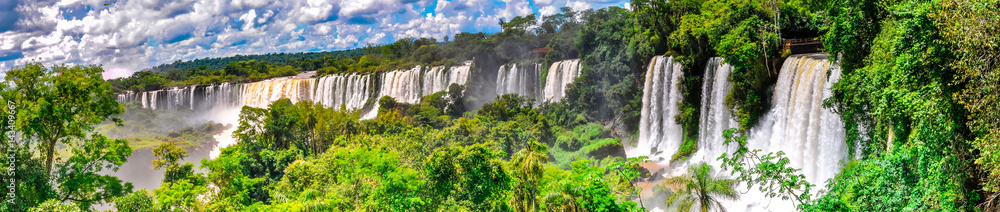 Argentina panoramic falls