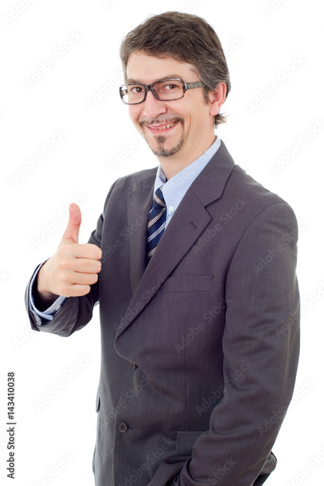 businessman thumb up businessman thumb up