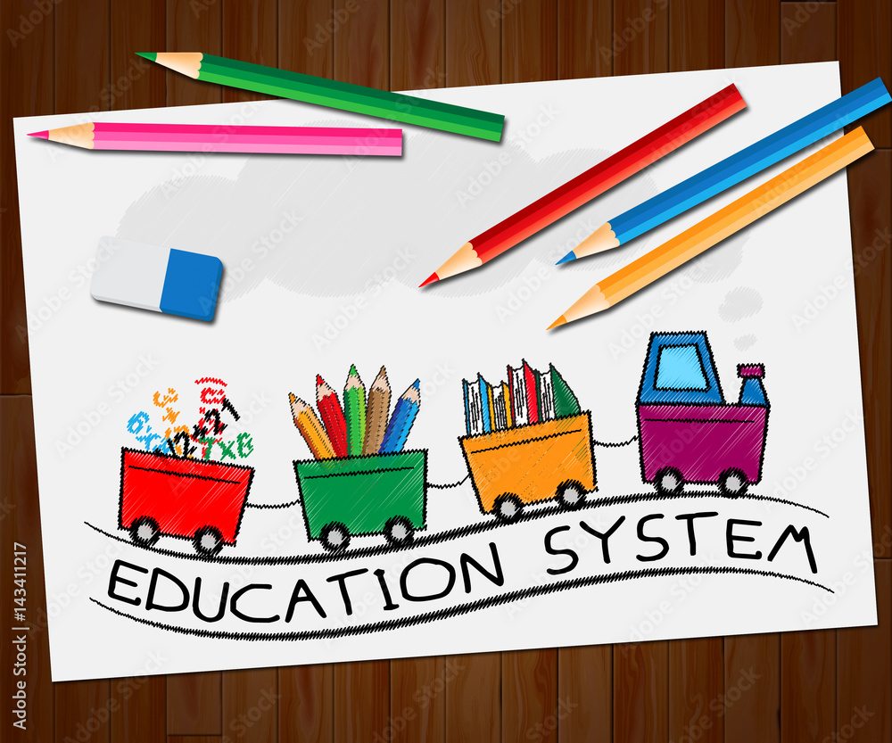 Education System Meaning Schooling Organization 3d Illustration