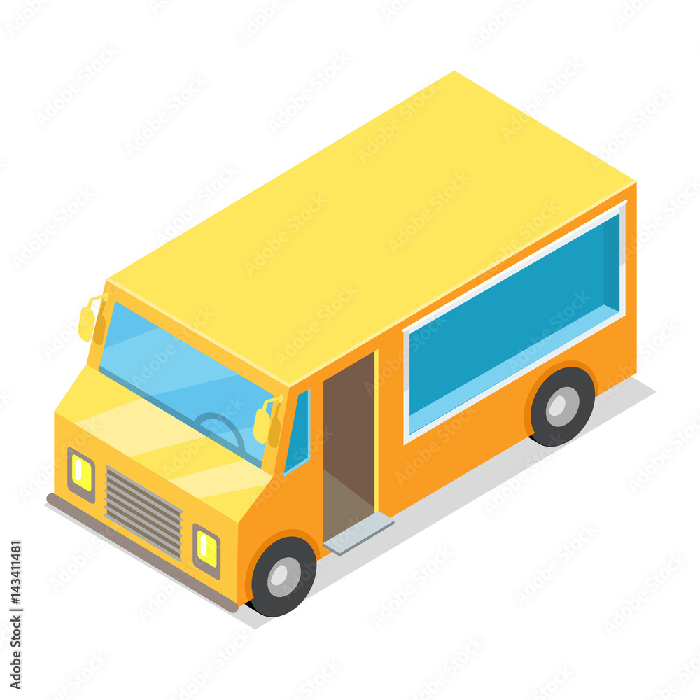 Yellow Waggon for Implementation of Street Food Yellow Waggon for Implementation of Street Food