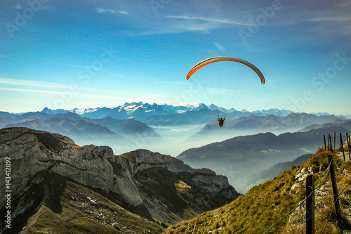 Switzerland Parachuting