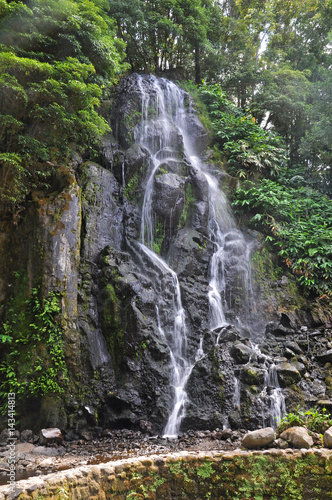 Waterfall Ribeira Grande on San Miguel