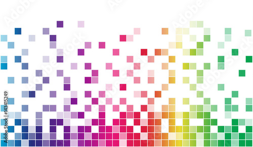 Colorful abstract square mosaic.