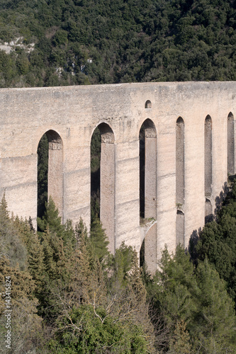 The Towers Bridge. Umbria, Spoleto, Italy © Dmytro Surkov