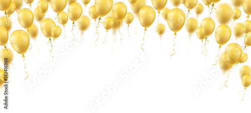 Golden Balloons White Cover Header