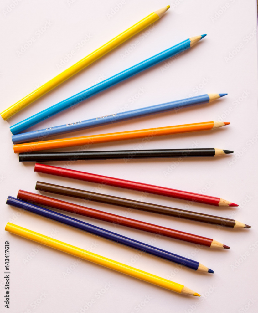Fototapeta premium color pencils
