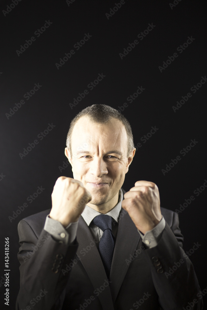 Businessman in suit aged 40s Businessman in suit aged 40s