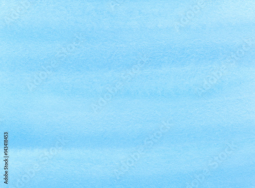 Hand painted blue watercolor background. Abstract nautical watercolour texture. Marine ombre water-color gradient background. Hand drawn winter backdrop. Aquamarine design element.