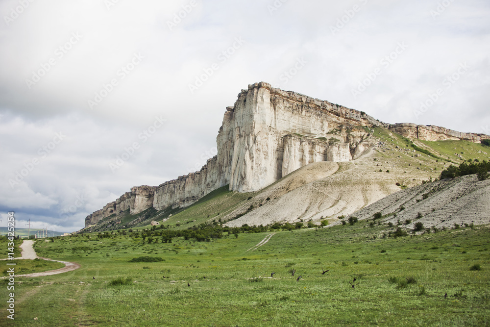 White Rock in Crimea. Mount Ak-Kaia
