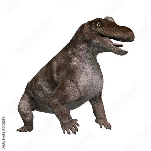 3D Rendering Dinosaur Keratocephalus on White © photosvac