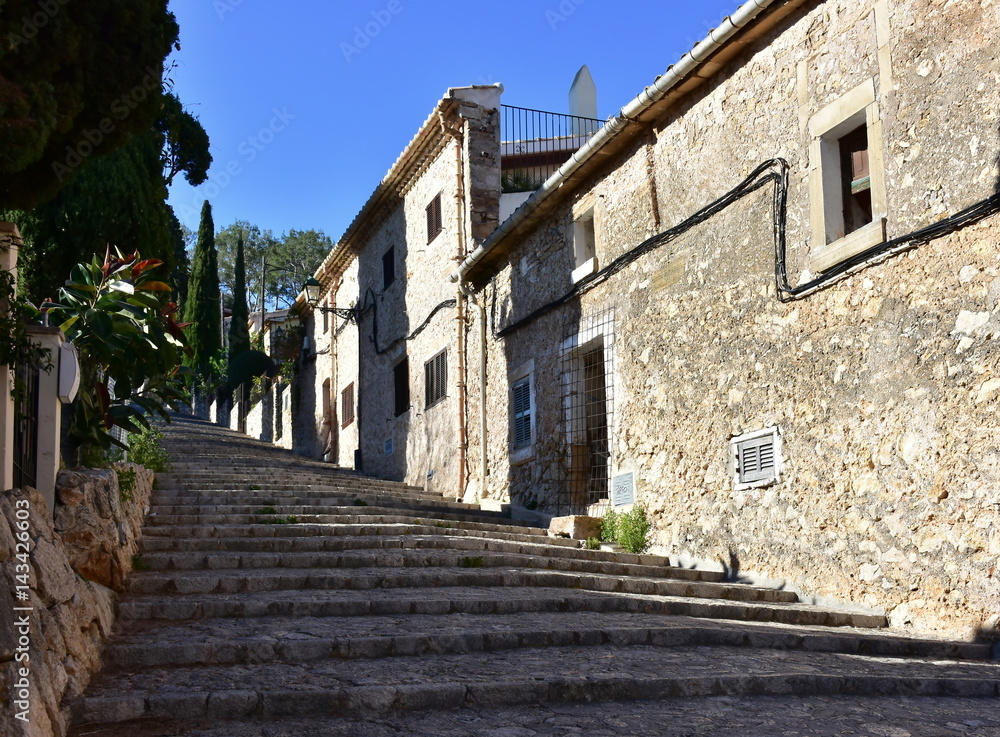 365 steps in village Pollenca,Majorca,Spain