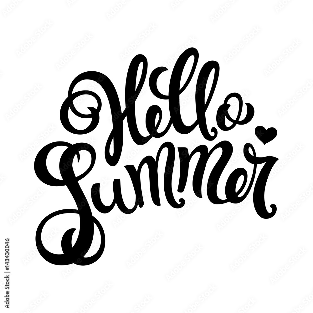 Hello summer poster Hello summer poster