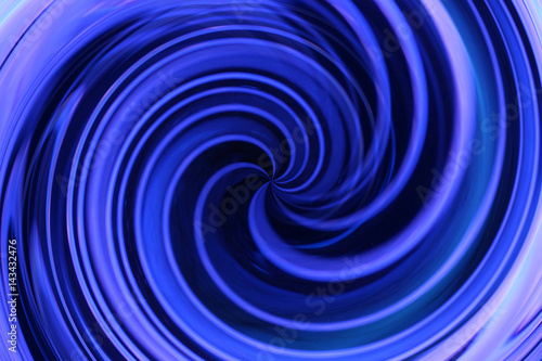 Glowing Blue Spiral Wallpaper