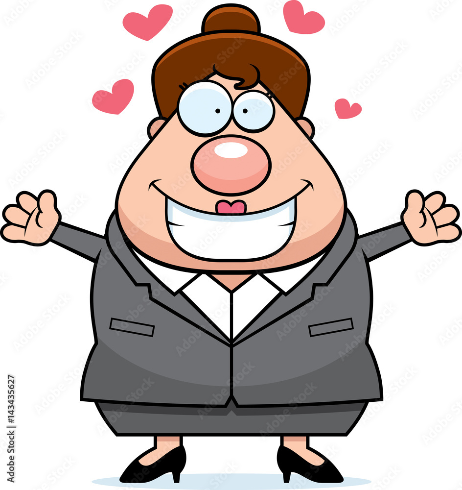 Fototapeta premium Business Woman Hug