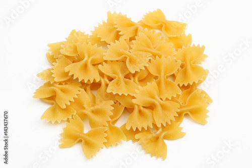Small yellow noodles.